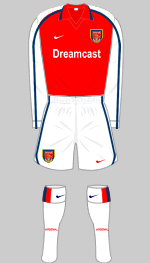  buy 2000-2002 Arsenal Kit