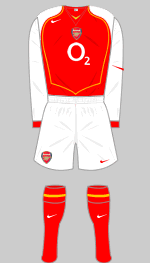 arsenal 2005 fa cup final kit