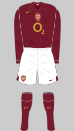 2005-2006 Arsenal Kit