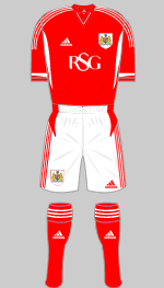 bristol city fc 2011-12 home kit