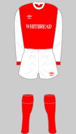 CHELTENHAM TOWN 1985-86 KIT