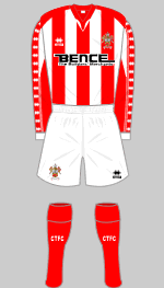 Cheltenham Town 2007-08 home kit