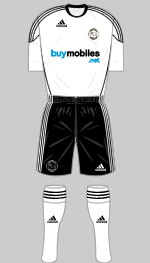 derby county 2010-11 home kit