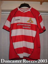 doncaster rovers 2003 shirt