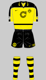 borussia dortmund 1997 uefa champions league kit