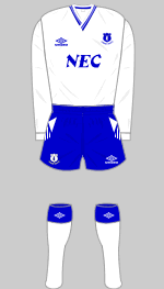 everton 1992-93 third kit