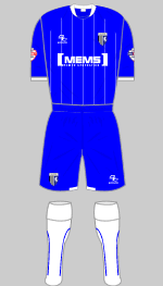 gillingham fc 2013-14 home kit