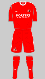 portadown fc 2011-12-home kit