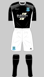 balleymena united 2017-18 europa league change kit