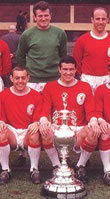 liverpool fc 1964-65 with Football League trophy