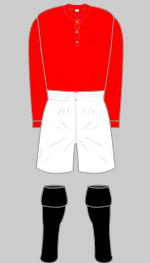 manchester united home kit 1914-17