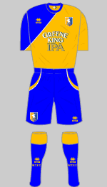 mansfield town fc 2011-12 home kit