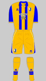 mansfield town fc 2012-13 home kit