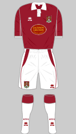 northampton town 2010-11 home strip