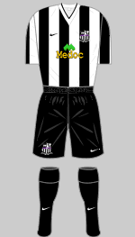 notts county 2009-10 home kit