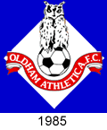 oldham athletic fc crest 1985