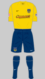 oxford united 2013-14 home kit