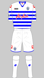 queens park rangers fc 2012-13 home kit