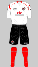 clyde fc 2010-11 home kit