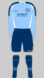 forfar athletic 2008-09 home kit