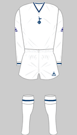 spurs 1981-82 european kit