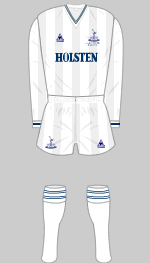 tottenham hotspur 1983-85 euro kit