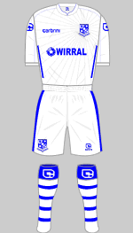 tranmere rovers 2011-12 home kit
