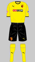 watford 2014-15 1st kit