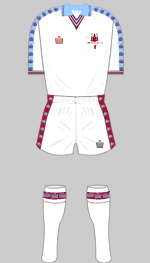 west ham united 1980 fa cup final kit