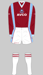 West Ham 1987-1989 Kit