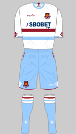 west ham unioted 2010-11 away kit