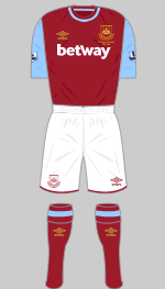 west ham united 2015-16 kit