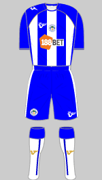 wigan athletic 2009-10 home kit