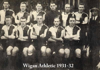 wigan athletic fc team group 1931-32