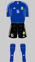 argentina 2002 world cup change kit