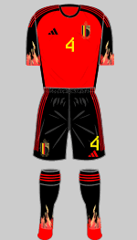 belgium 2022 world cup 1st kit